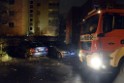 Mehrere Muell Sperrmuellbraende Köln Vingst Ansbacherstr P72